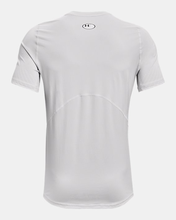 Men's HeatGear® Fitted Short Sleeve in Gray image number 5